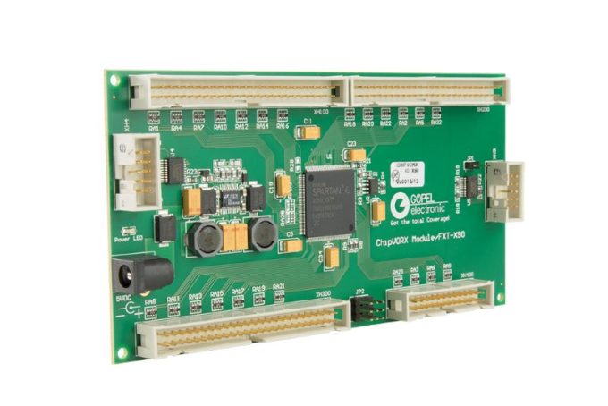 ChipVORX modules embed instrument IP in FPGAs/CPLDs for on-chip test, programming, and protocol emulation—no extra hardware required